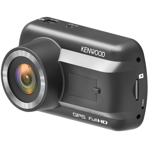 Camera auto DVR Kenwood A201, Rezolutie HD, Ecran 2.7, HDR, GPS, Card 16GB inclus, Senzor G cu 3 axe, unghi vizualizare 136°