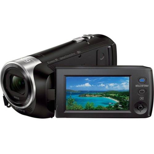 Sony - Camera video cu proiector incorporat hdrpj410b, full hd, negru