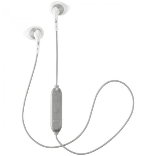 Casti in ear JVC HA-EN10BT-WE, Gummy Sport, Bluetooth, Alb