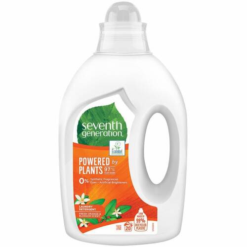 Detergent ecologic lichid pentru rufe Seventh Generation Fresh Orange & Blossom Scent 20 spălări, 1L
