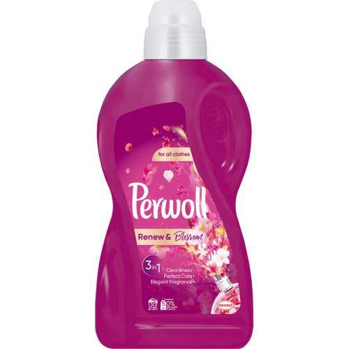 Detergent lichid Perwoll Renew & Blossom 30 spalari, 1.8 l