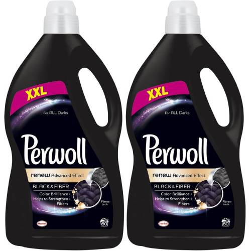 Detergent lichid Perwoll Renew Black 120 spalari, 2 x 3.6 l
