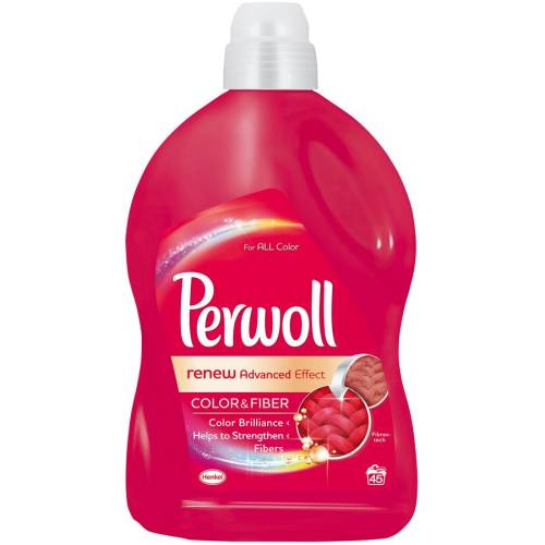 Detergent lichid Perwoll Renew Color, 45 spalari, 2.7 l