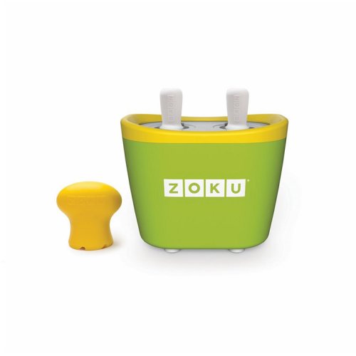 Zoku - Dispozitiv pentru preparare inghetata instant zk107 gn, 2 incinte, verde