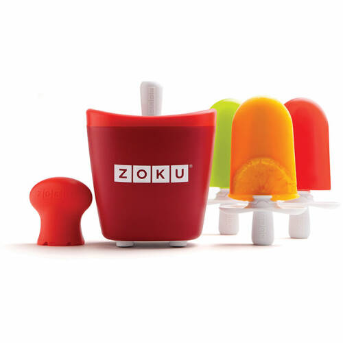 Zoku - Dispozitiv pentru preparare inghetata instant zk110 rd, o incinta, rosu