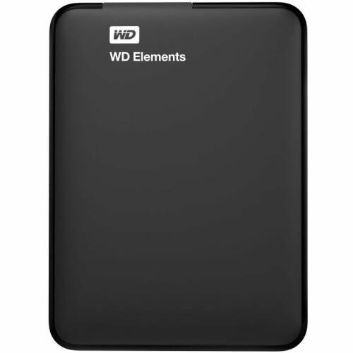 Hard Disk extern WD Elements Portable, 5TB, USB 3.0, negru