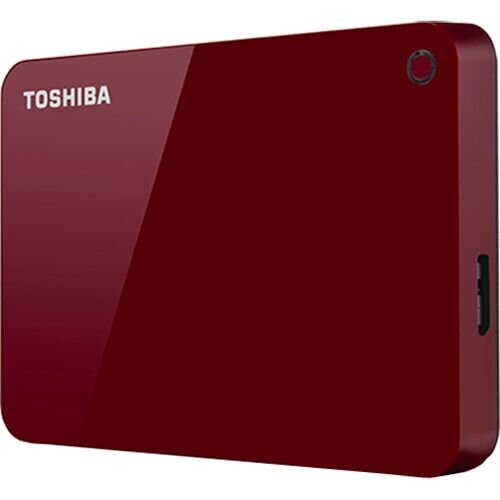 HDD extern Toshiba Canvio Advance 4TB, 2.5, USB 3.0, Rosu