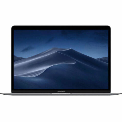 Laptop Apple 13.3'' New MacBook Air 13 with Retina True Tone, Intel i5 1.6GHz, 8GB, 128GB SSD, GMA UHD 617, MacOS Mojave, Space Grey, RO keyboard