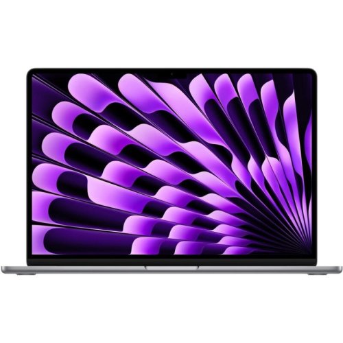 Laptop Apple MacBook Air 15 cu procesor Apple M2, 8 nuclee CPU si 10 nuclee GPU, 8GB, 256GB SSD, Space Grey, INT KB