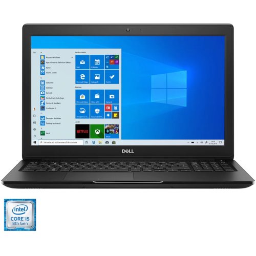 Laptop Dell Latitude 3500, 15,6'' FHD, Intel Core i5-8265U, 8GB, 256GB SSD, Intel UHD 620, Windows 10 Pro, Black