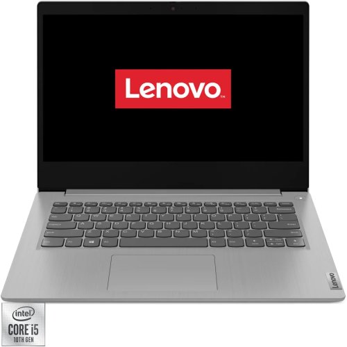 Laptop ultraportabil Lenovo IdeaPad 3 14IIL05 cu procesor Intel Core i5-1035G1, 14, Full HD, 8GB, 512GB SSD, Intel UHD Graphics, No OS, Platinum Grey