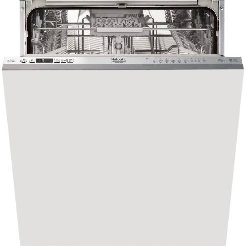 Masina de spalat vase incorporabila Hotpoint HIO3C21CW, 14 seturi, 9 programe, 3D Zone Wash, Motor Inverter, Clasa A++