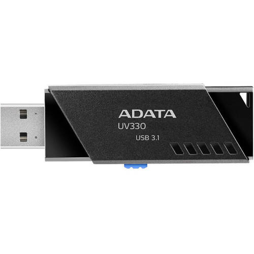 Memorie USB 32GB, UV330, USB3.0, retractabil, negru