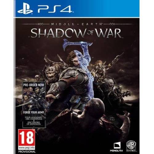 Warner Bros Entertainment - Middle earth shadow of war - ps4