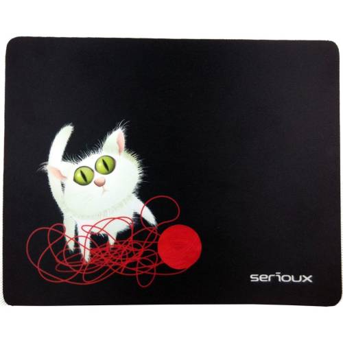 Serioux - Mouse pad cat and ball of yarn, msp01