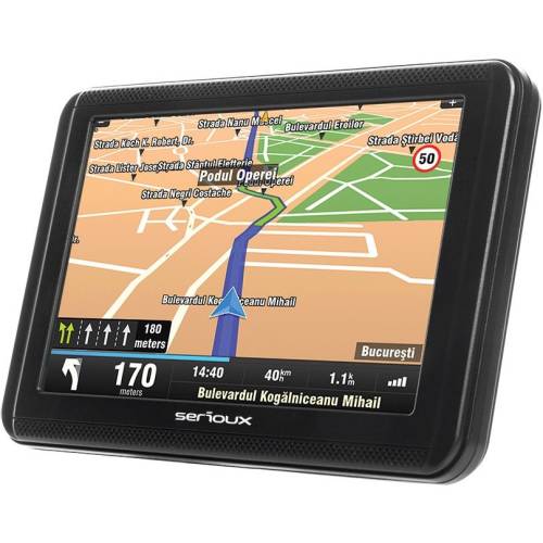 Navigatie GPS Serioux Urban Pilot UPQ500 5 inch, Fara Harta