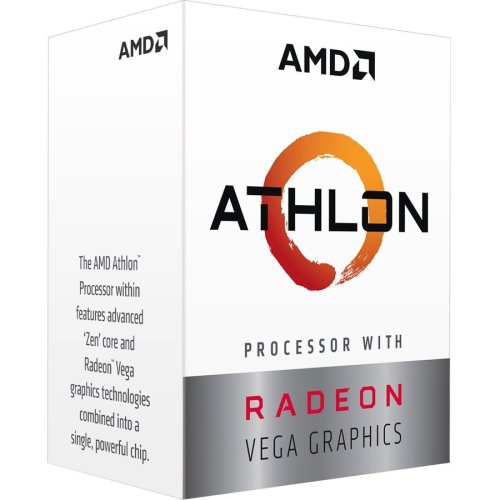 Amd - Procesor desktop 2c/4t athlon 200ge (3.2ghz,5mb,35w,am4) box