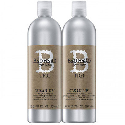 Set Bed Head for Men Clean Up Shampoo + Conditioner Salon Size, 750 ml