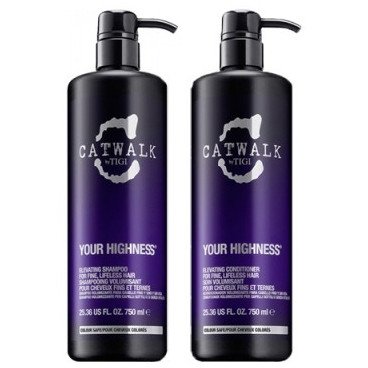 Tigi - Set catwalk your highness shampoo + conditioner salon size, 750 ml