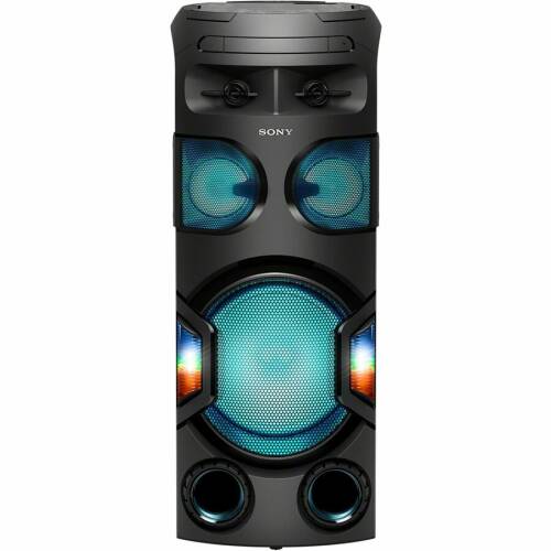 Sistem audio High Power SONY MHC-V72D, Jet Bass Booster, Sunet 360 grade, Hi-Fi, Bluetooth, NFC, Dj Effects, USB, DVD, Party music, Party lights, Negru