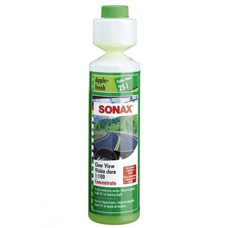 Solutie concentrat spalare parbriz Sonax, concentratie 1:100, miros de mere , 250 ml