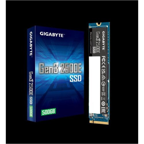 SSD Gen3 2500E, 500GB, M.2, PCIe 3.0x4, NVMe