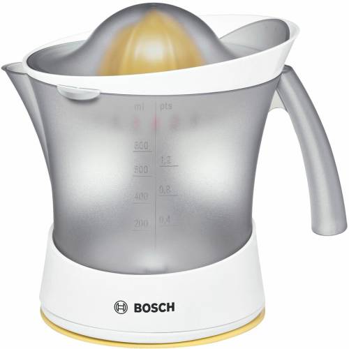 Storcator de citrice Bosch MCP3500N, filtru ajustabil pentru pulpa, 0.8 l, alb