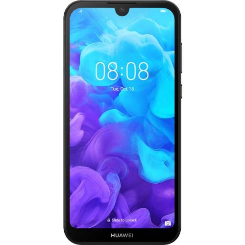 Telefon mobil Huawei Y5 2019, Dual SIM, 16GB, 4G, Negru