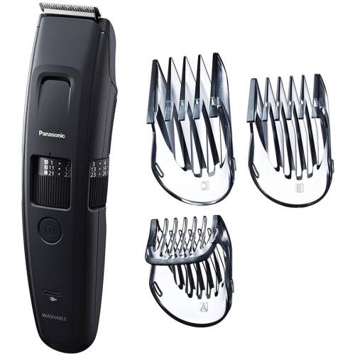Panasonic - Trimmer pentru barba er-gb86-k503, lavabil, 0.5-30mm, acumulator sau la retea, 3 accesorii, negru