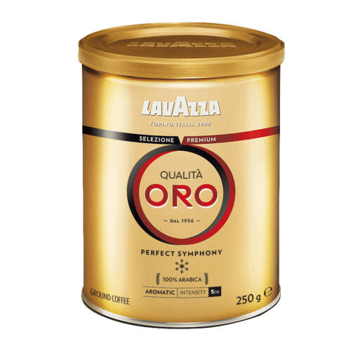 Lavazza Qualita Oro cafea macinata cutie metalica 250 gr