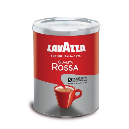 Lavazza Qualita Rossa cafea macinata cutie metalica 250gr