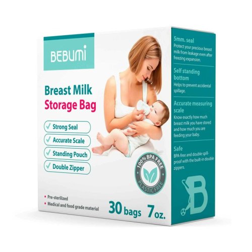 Bebumi - Set 90 pungi depozitare lapte matern