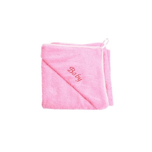 Confort family - Prosop de baie bumbac 100% roz, personalizat Baby