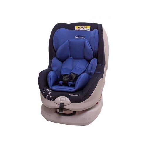 Coto Baby - Scaun auto Lunaro Pro Spatar reglabil, Protectie laterala, 0-18 Kg, cu Isofix, Albastru
