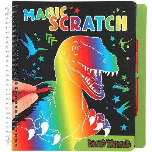 Depesche - carte magic scratch dino world pt11662
