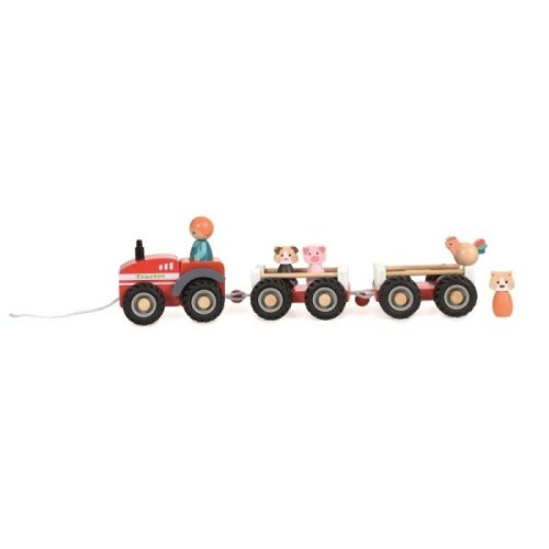 Egmont toys - Tractor , Cu remorca si figurine