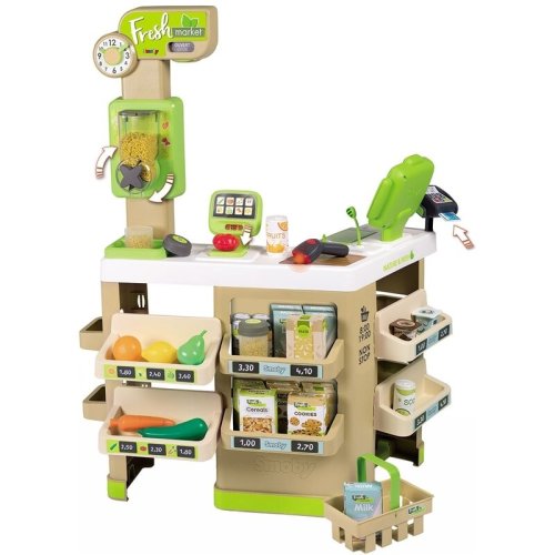 Smoby - Set de joaca Magazin Fresh Market, Cu accesorii, Pentru copii