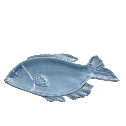 Bol Fish din portelan albastru 27.5x16 cm - 2 modele