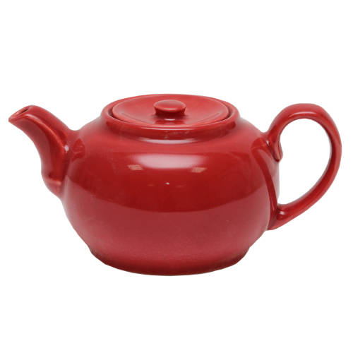 Ceainic din ceramica rosie 8 cm