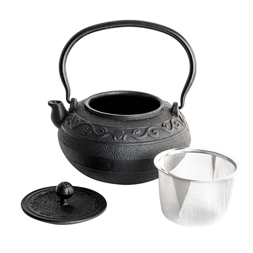 Ceainic India din fonta neagra 19 cm