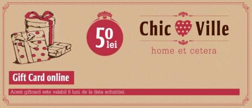 Gift Card Chic Ville 50 lei