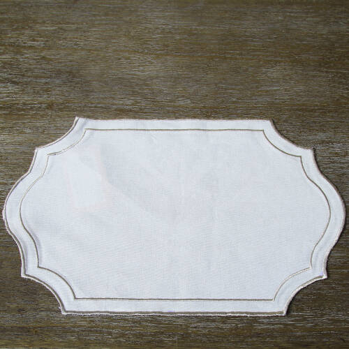 Napron Delicate White din bumbac 30x45 cm