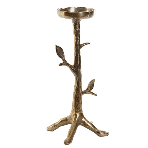 Sfesnic Root din metal auriu antichizat 35 cm