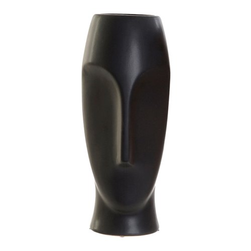 Vaza Face din ceramica neagra 34 cm