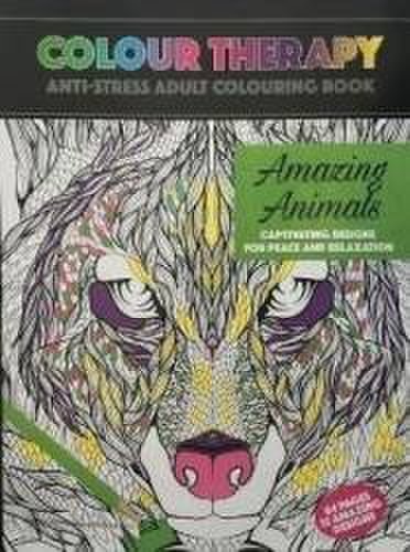 Colour therapy amazing animals - carte de colorat pentru adulti
