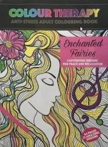 Colour therapy enchanted fairies - carte de colorat pentru adulti