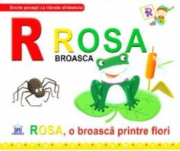 de la Rosa Broasca - Rosa o broasca printre flori cartonat