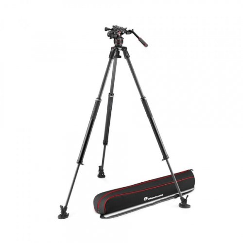 Manfrotto Video - Manfrotto nitrotech 612 635 trepied video fast single carbon