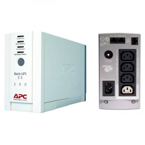 UPS APC BK500EI Back-UPS CS stand-by 500VA / 300W 4 conectori C13