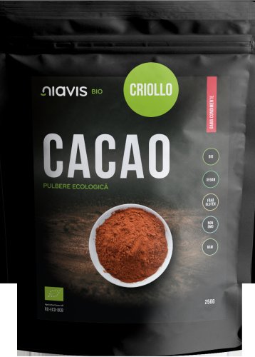 Niavis cacao criollo pulbere raw ecologica/bio 250g
